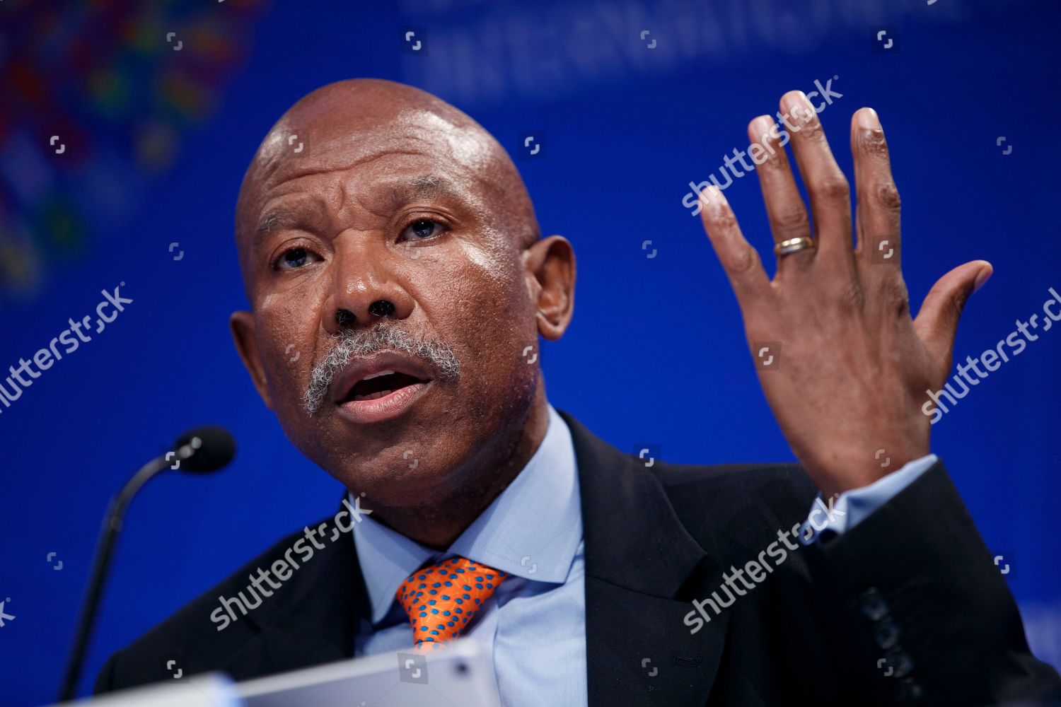 Imfc Chairman Governor South African Reserve Bank Editorial Stock