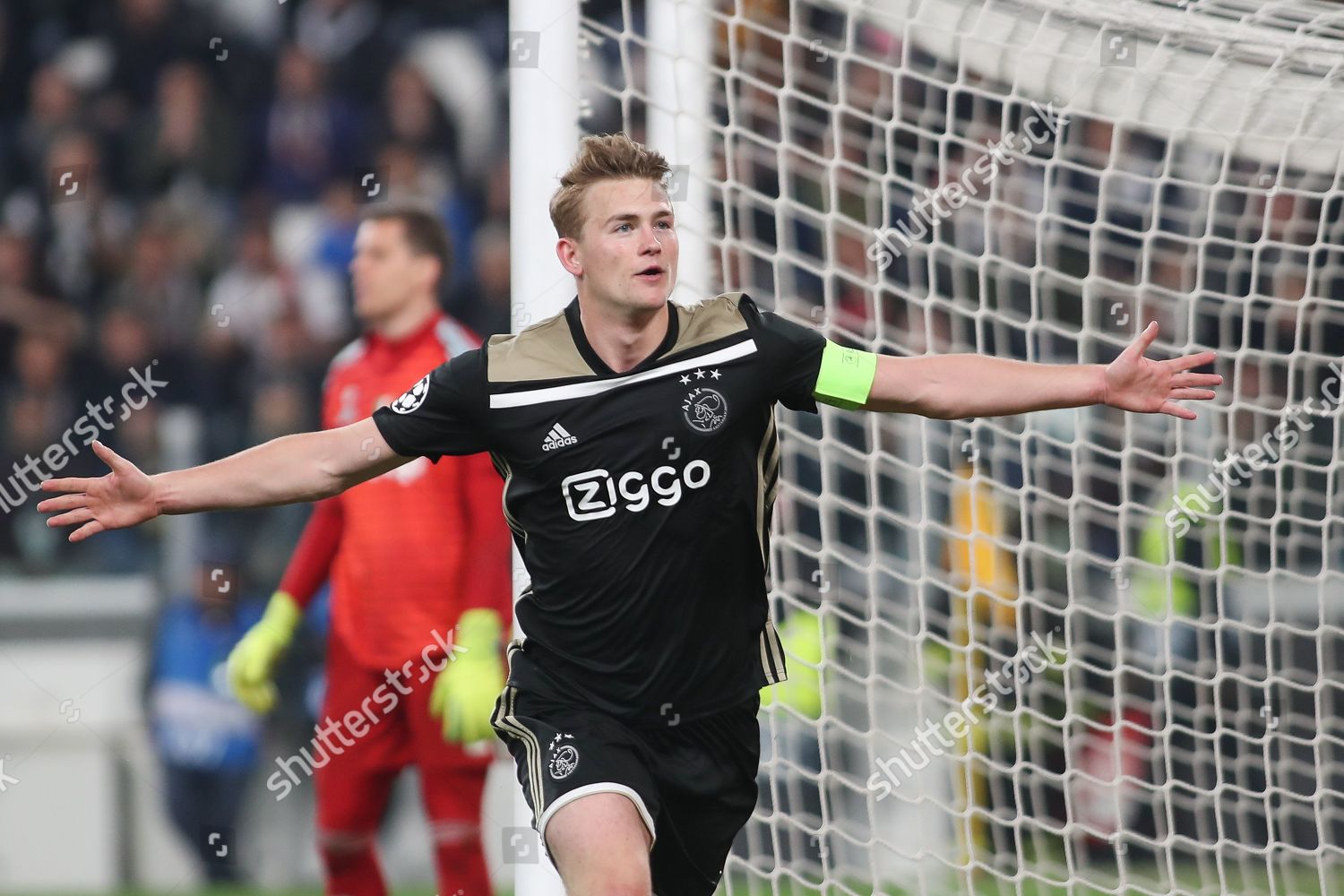 Matthijs De Ligt Ajax Celebrates During Editorial Stock Photo - Stock ...