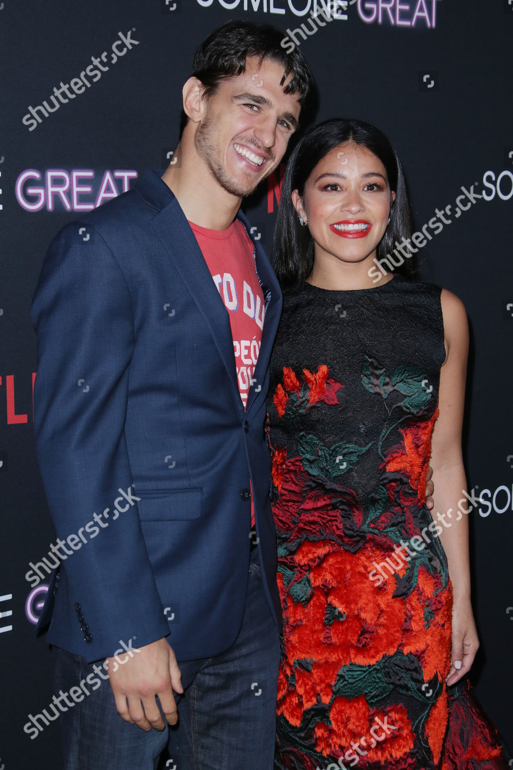 Gina Rodriguez Fiance Joe Locicero Editorial Stock Photo Stock Image Shutterstock