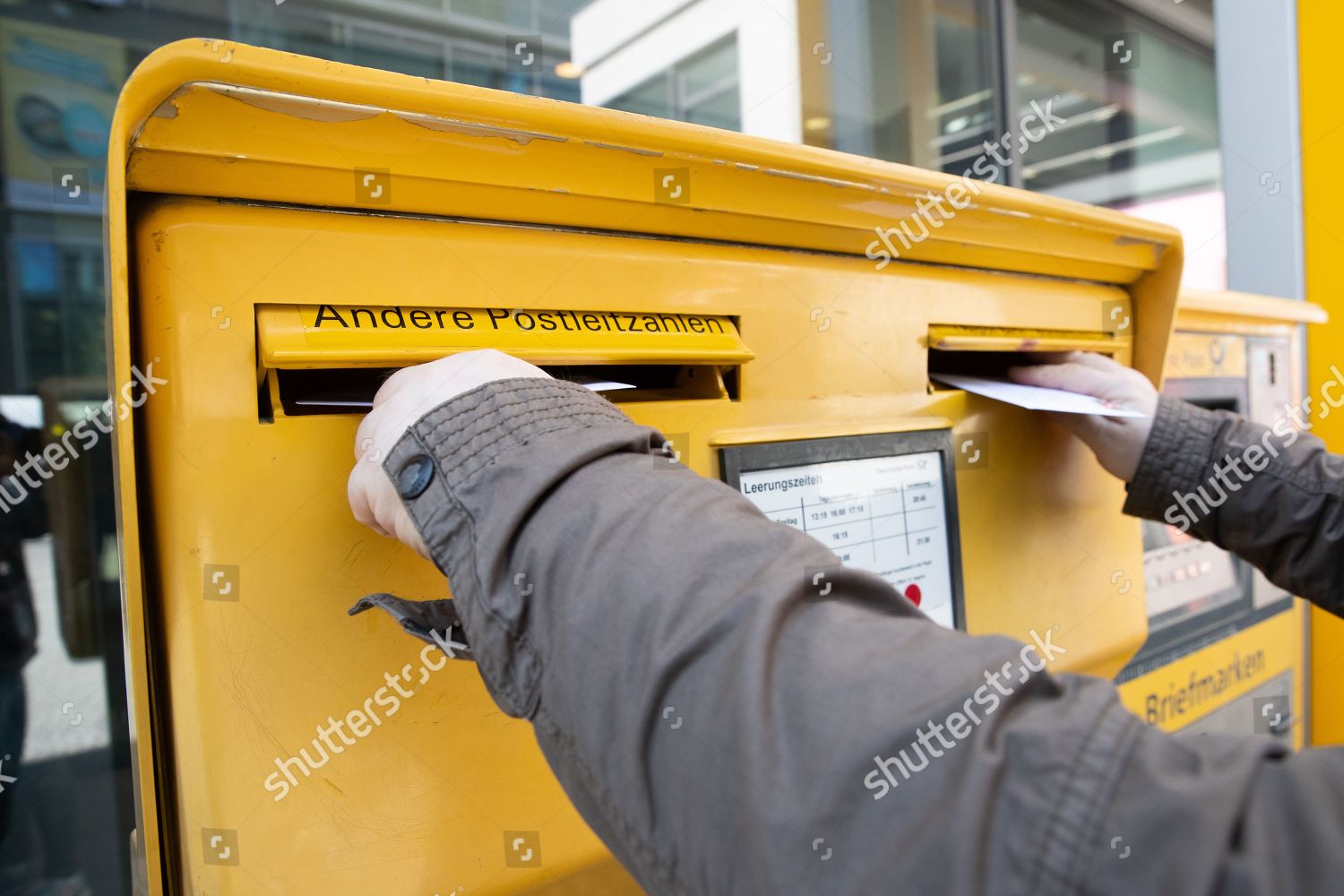 man-put-letters-post-box-berlin-editorial-stock-photo-stock-image