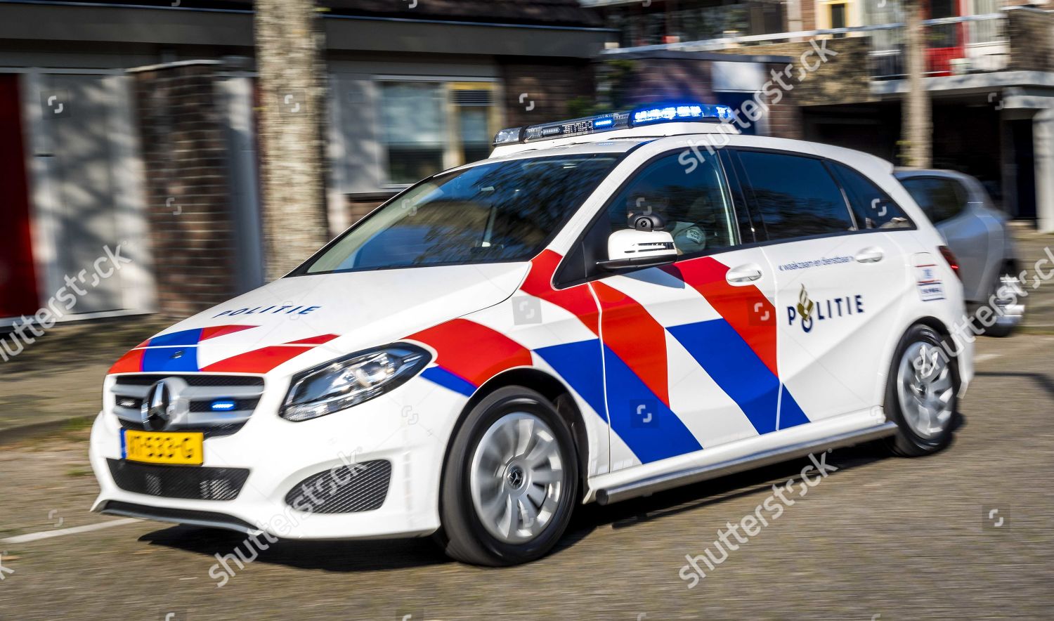 New Police Car Driving Through Street Rotterdam Editorial Stock Photo Stock Image Shutterstock