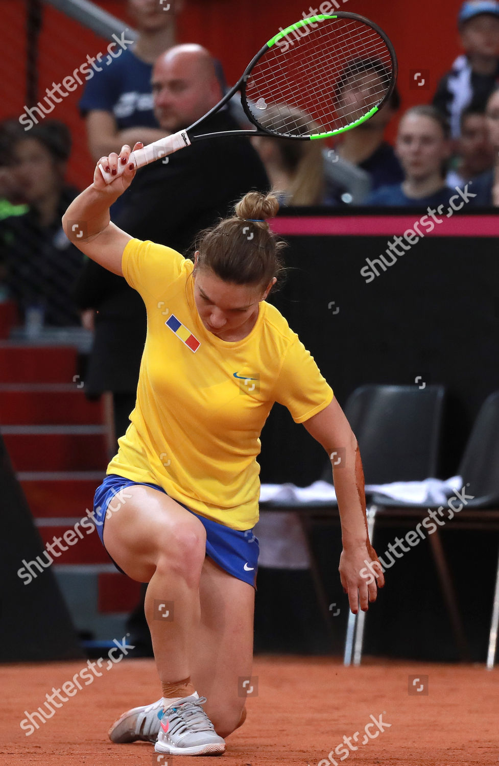 Simona Halep Romania Throws Her Racket During Editorial Stock Photo Stock Image Shutterstock