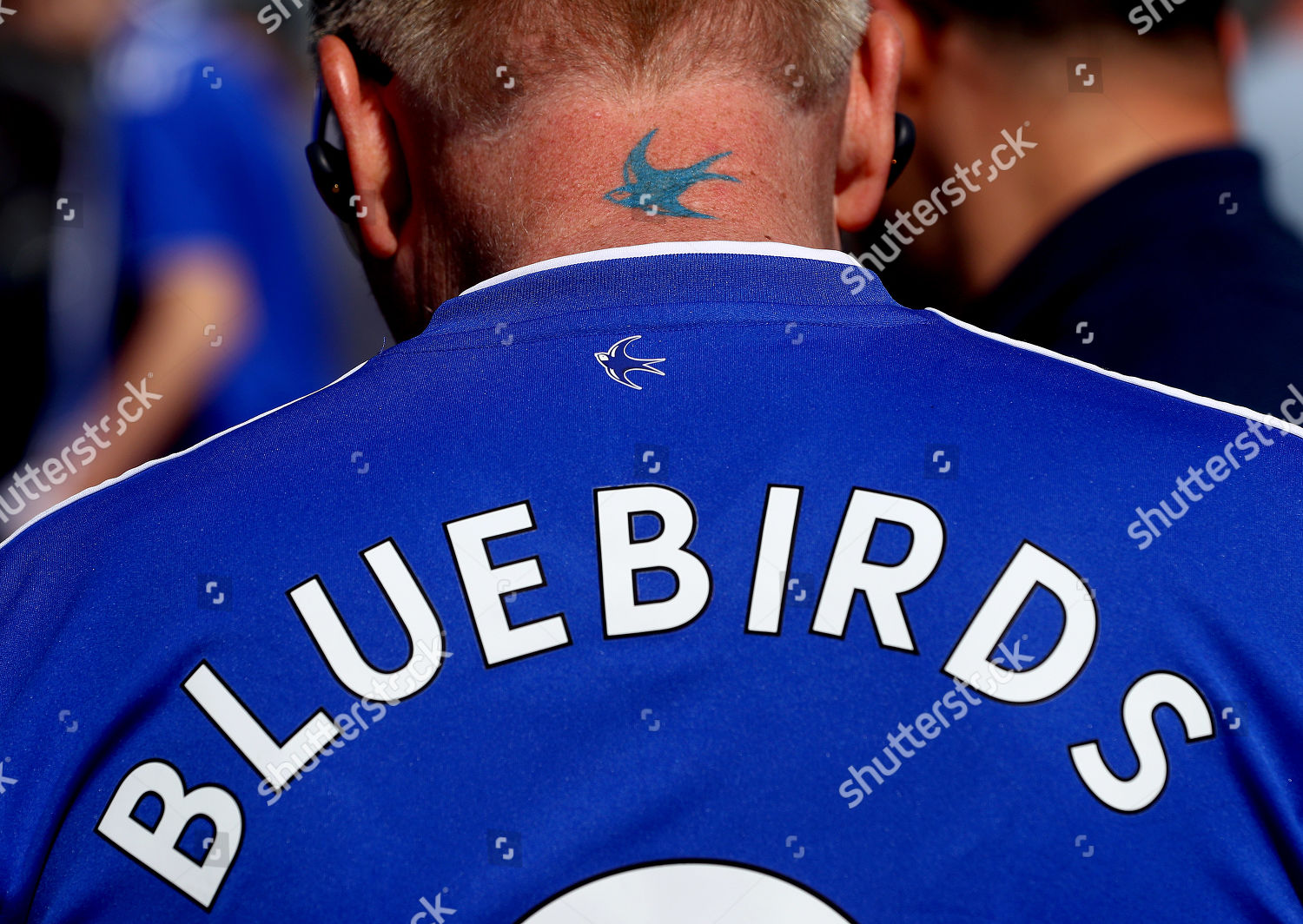 Cardiff City Fan Bluebird Tattoo Outside Editorial Stock Photo - Stock  Image | Shutterstock