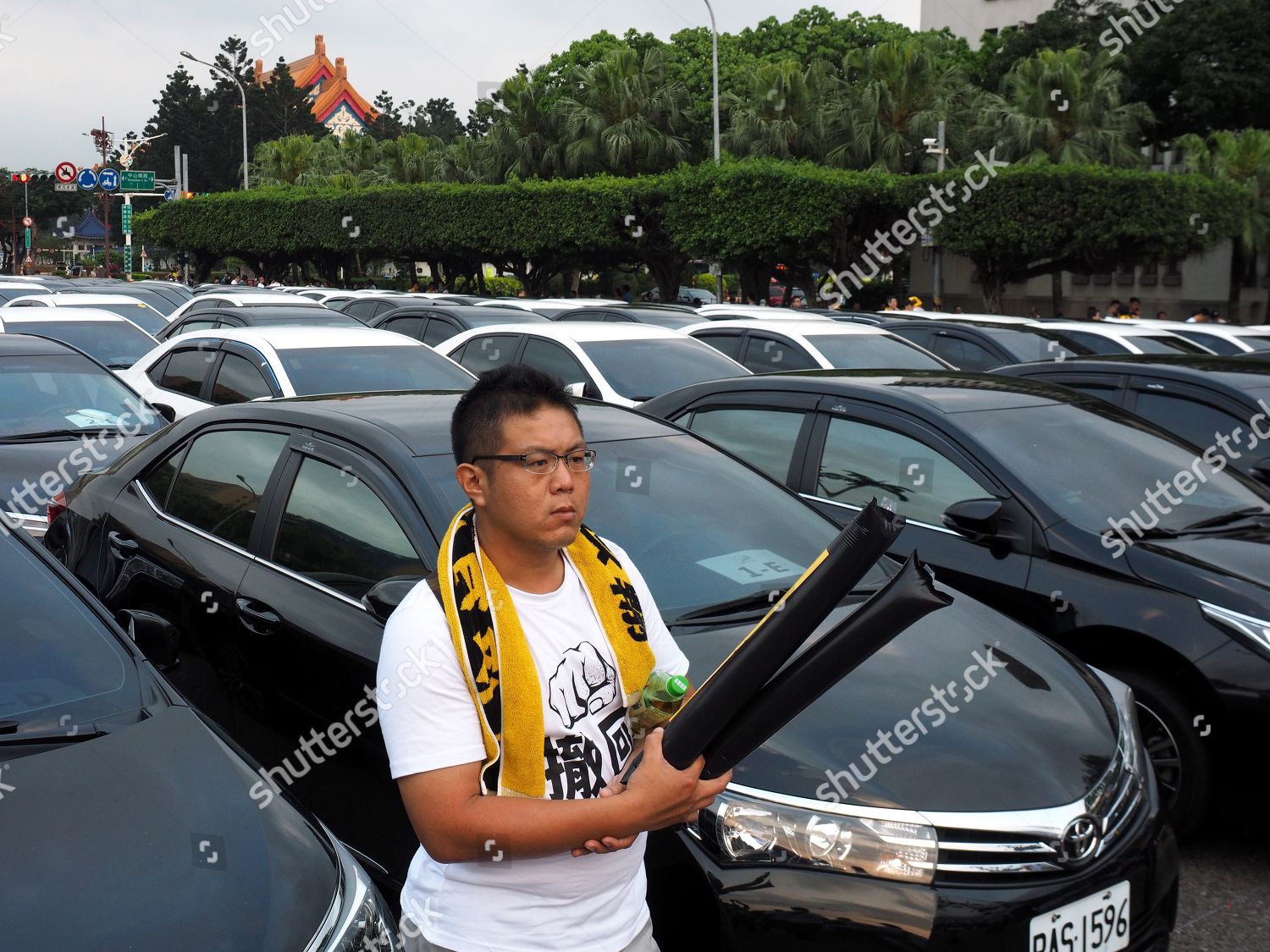 Uber Drivers Rally Taipei Taiwan 21 April Editorial Stock Photo Stock Image Shutterstock