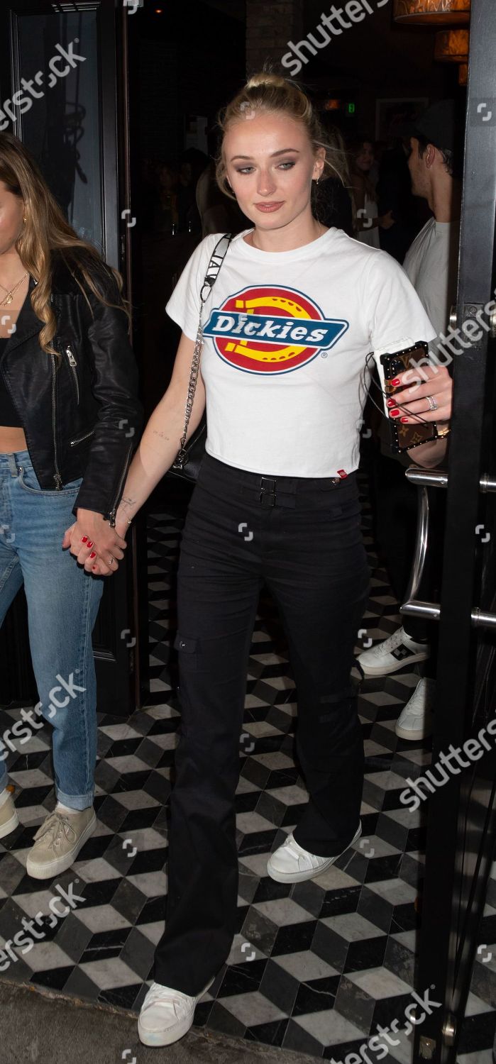 Sophie Turner Craigs Restaurant Editorial Stock Photo - Stock Image