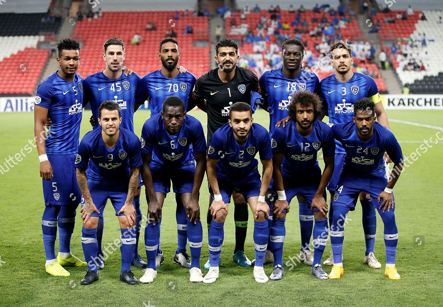 Players Al Hilal Fc Pose Before Editorial Stock Photo - Stock Image