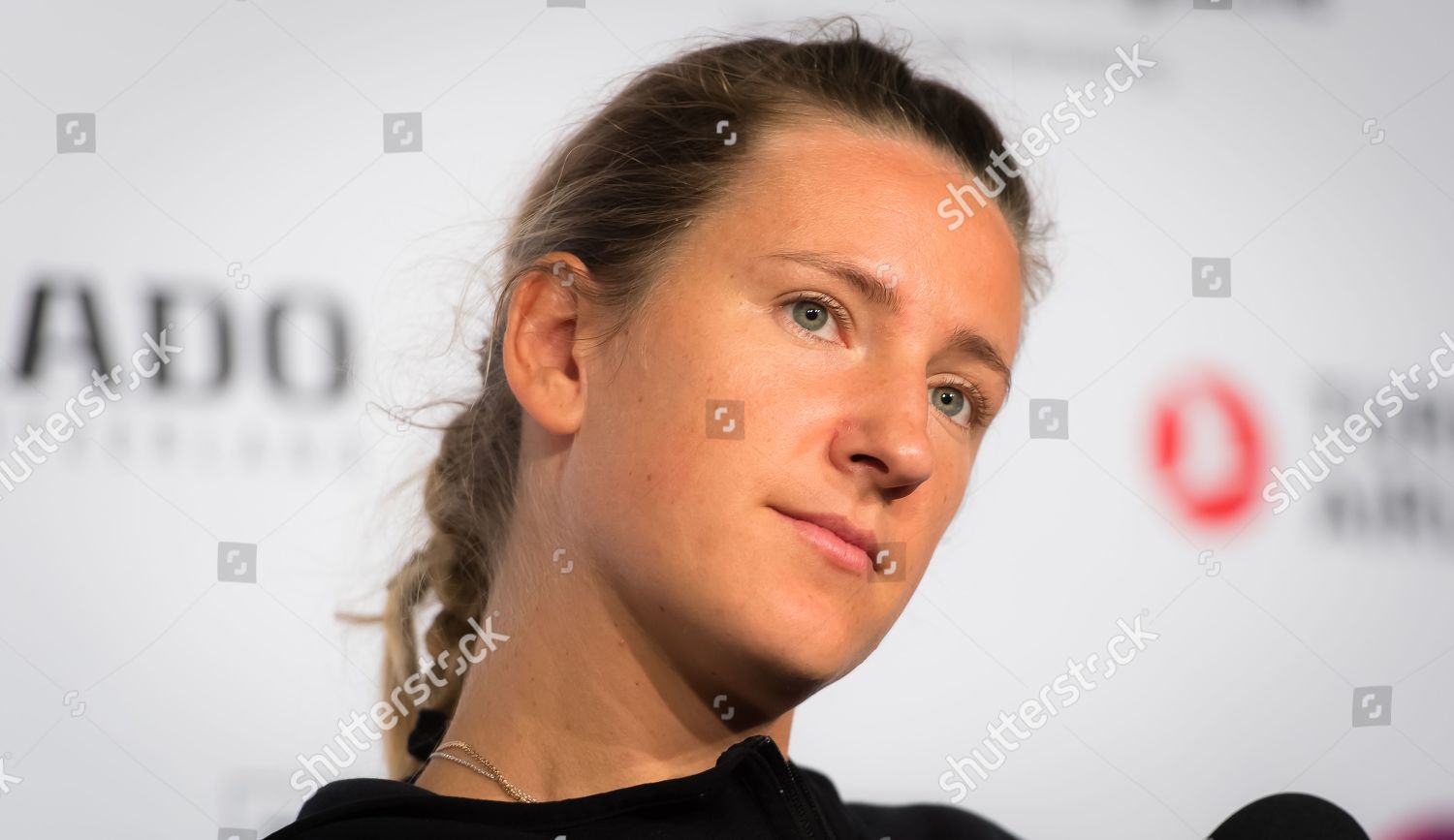 Victoria Azarenka Belarus Talks Media After Editorial Stock Photo