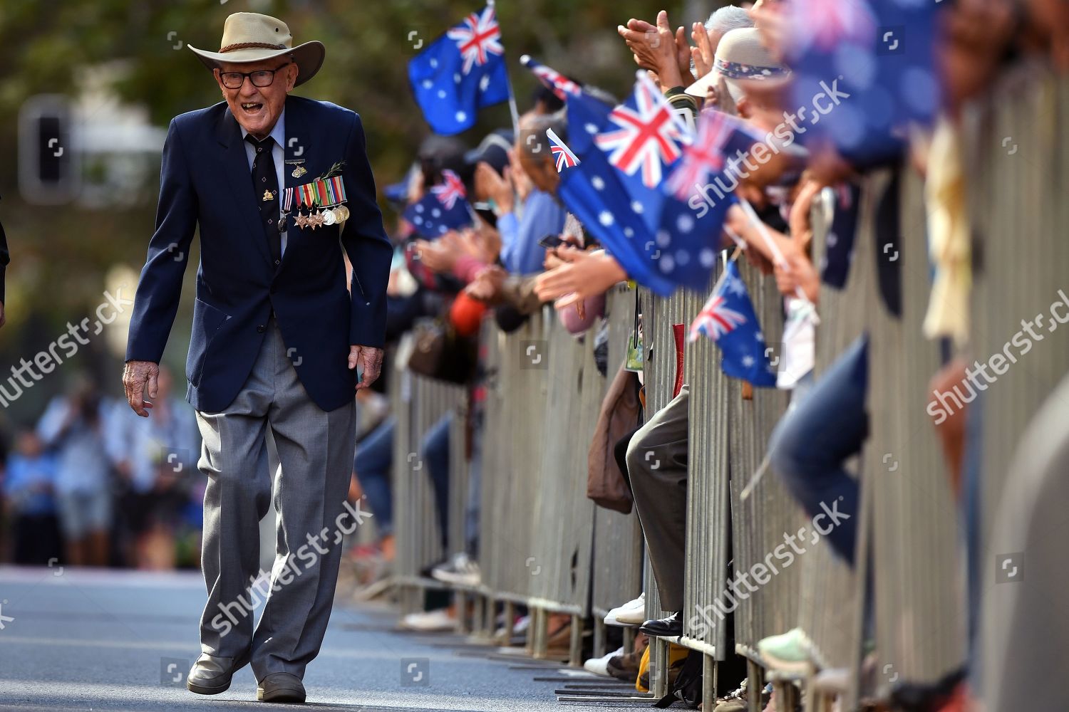 Exserviceman Takes Part Anzac Day March Sydney Editorial Stock Photo Stock Image Shutterstock