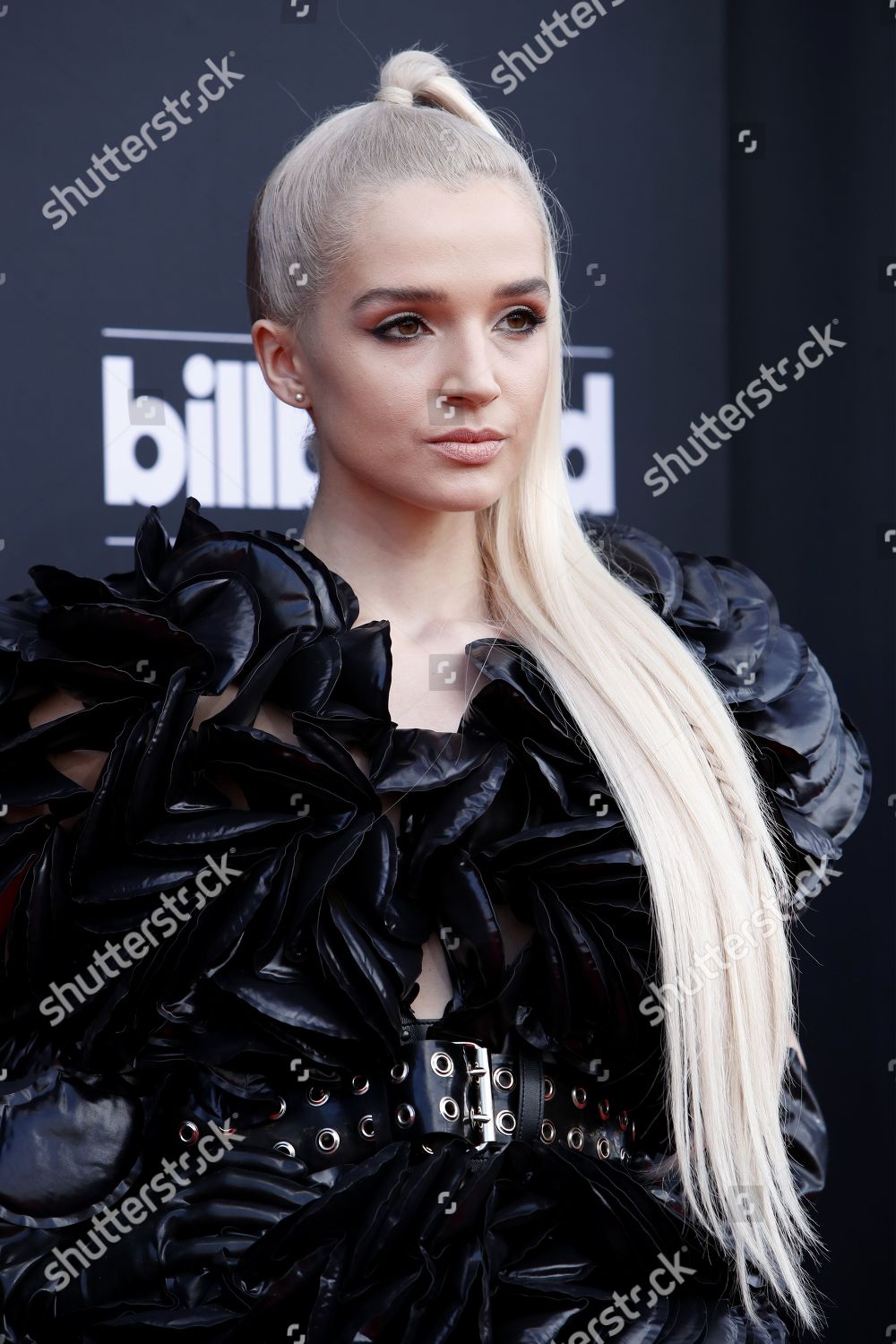 Us Singer Poppy Arrives 2019 Billboard Music Editorial Stock Photo