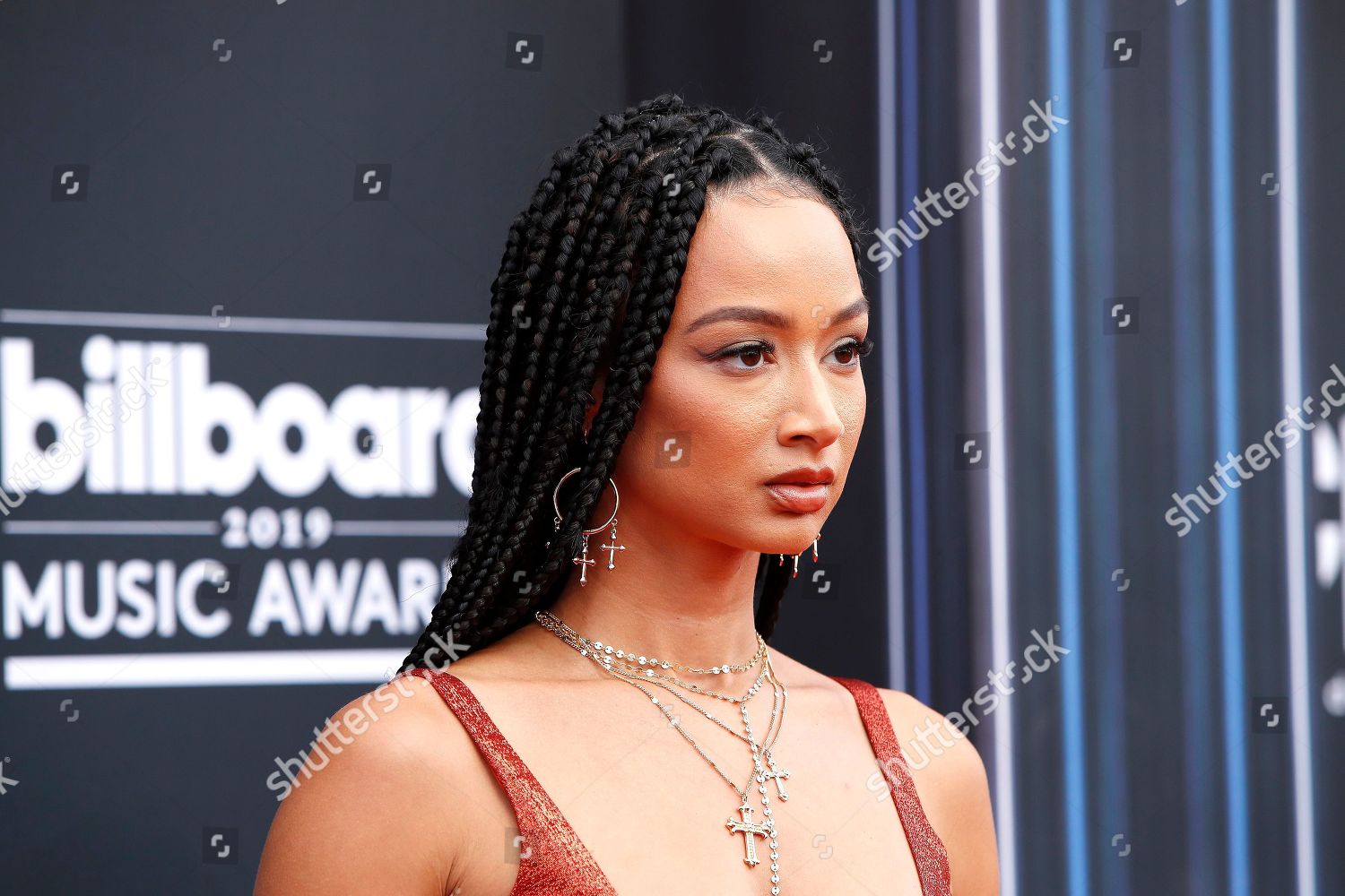 Draya Michele Arrives 2019 Billboard Music Awards Editorial Stock