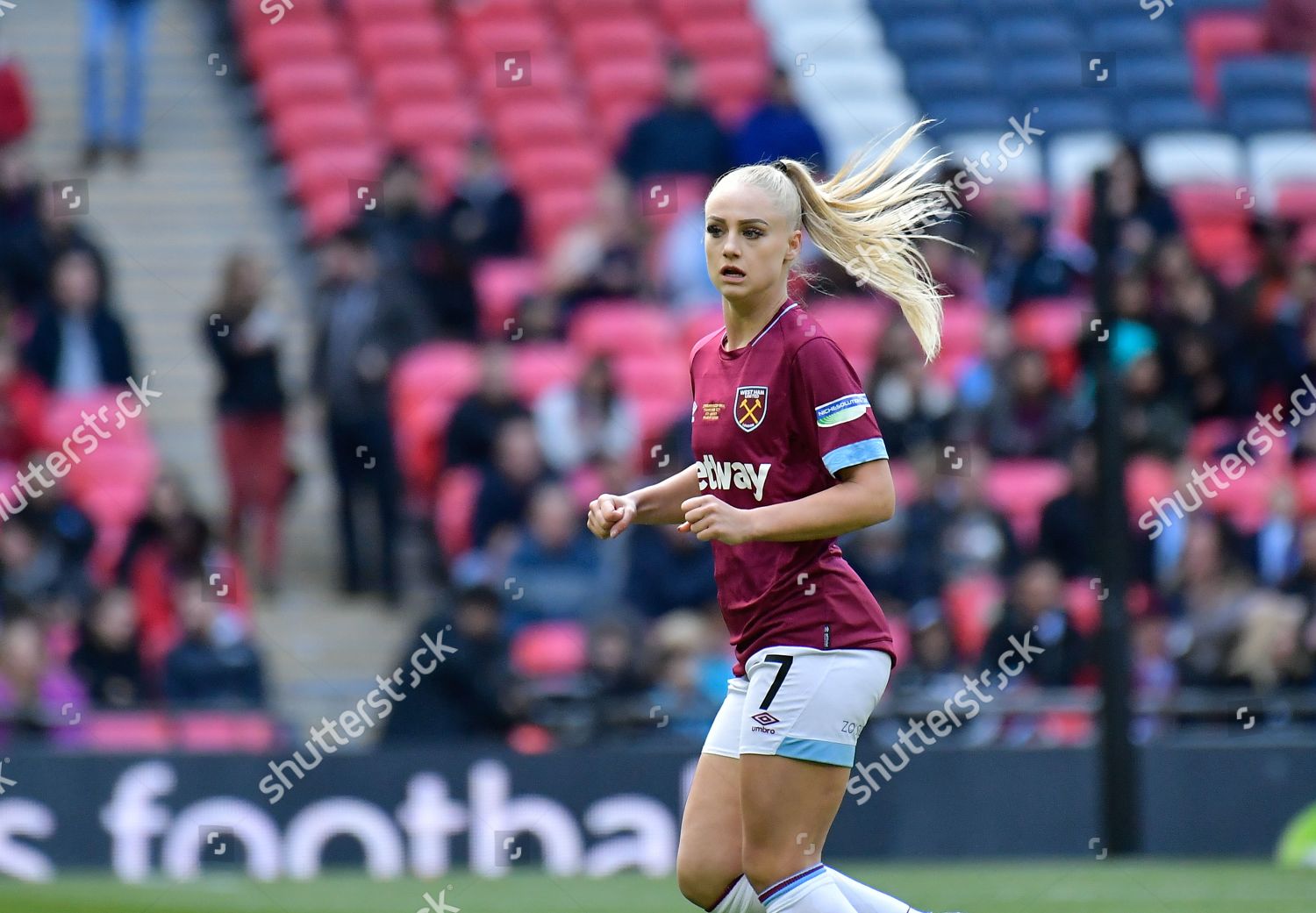 Alisha Lehmann West Ham Women Redaktionelles Stockfoto Stockbild Shutterstock