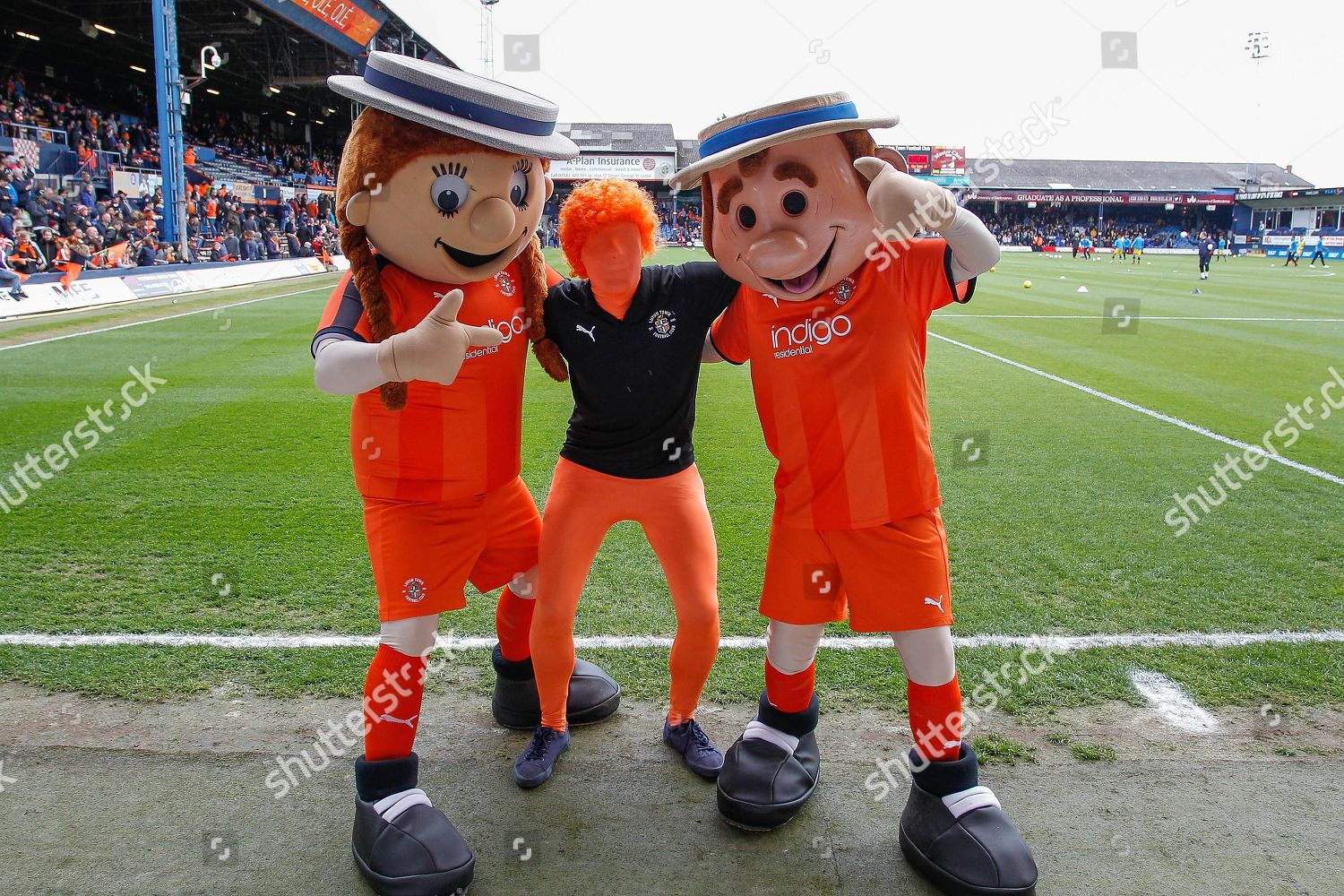 Luton Town Football Fans Mascots Before Editorial Stock Photo - Stock ...