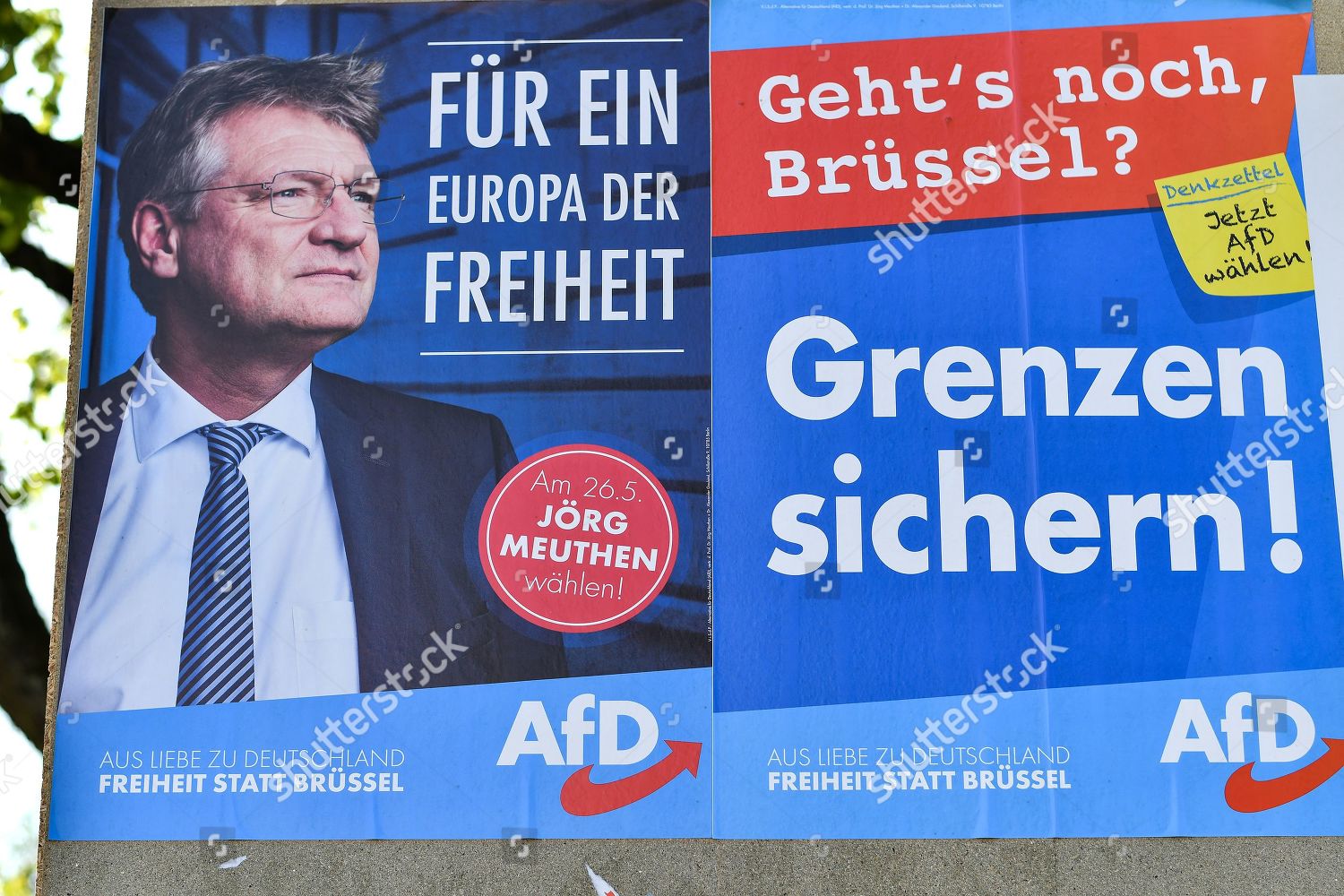 populist party campaign poster