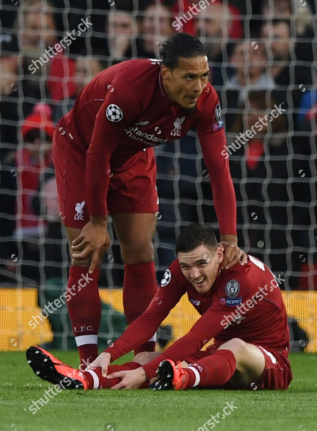 Andy Robertson Virgel Van Dijk L Editorial Stock Photo - Stock Image ...