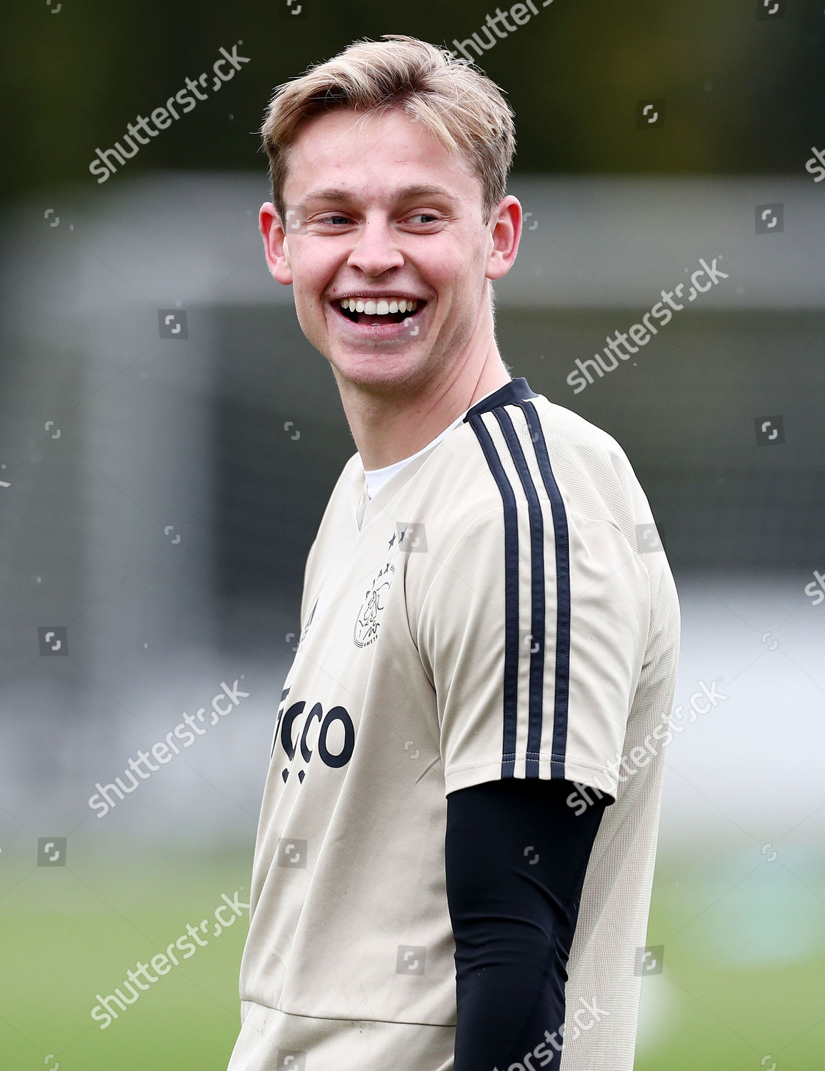 Frenkie De Jong Ajax Smiles During Training Editorial Stock Photo Stock Image Shutterstock