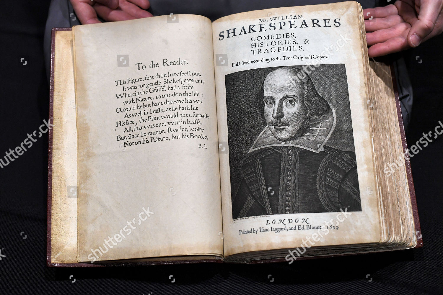 Shakespeares First Folio 1623 Be Exhibited Editorial Stock Photo ...