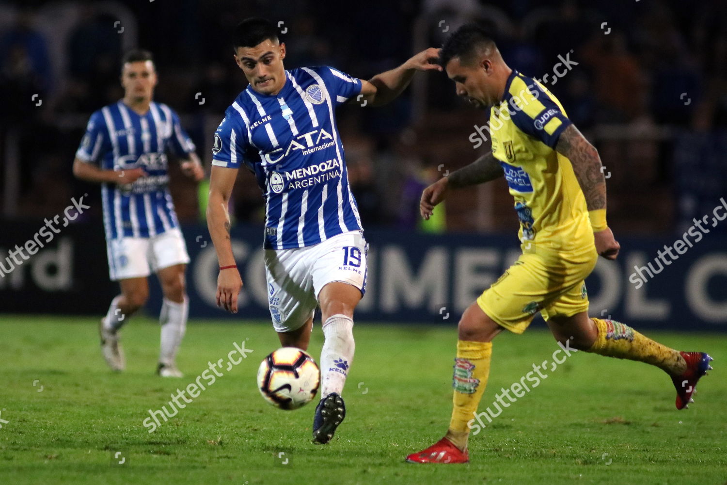 Godoy Cruzs Fabian Henriquez C Vies Ball Editorial Stock Photo Stock Image Shutterstock