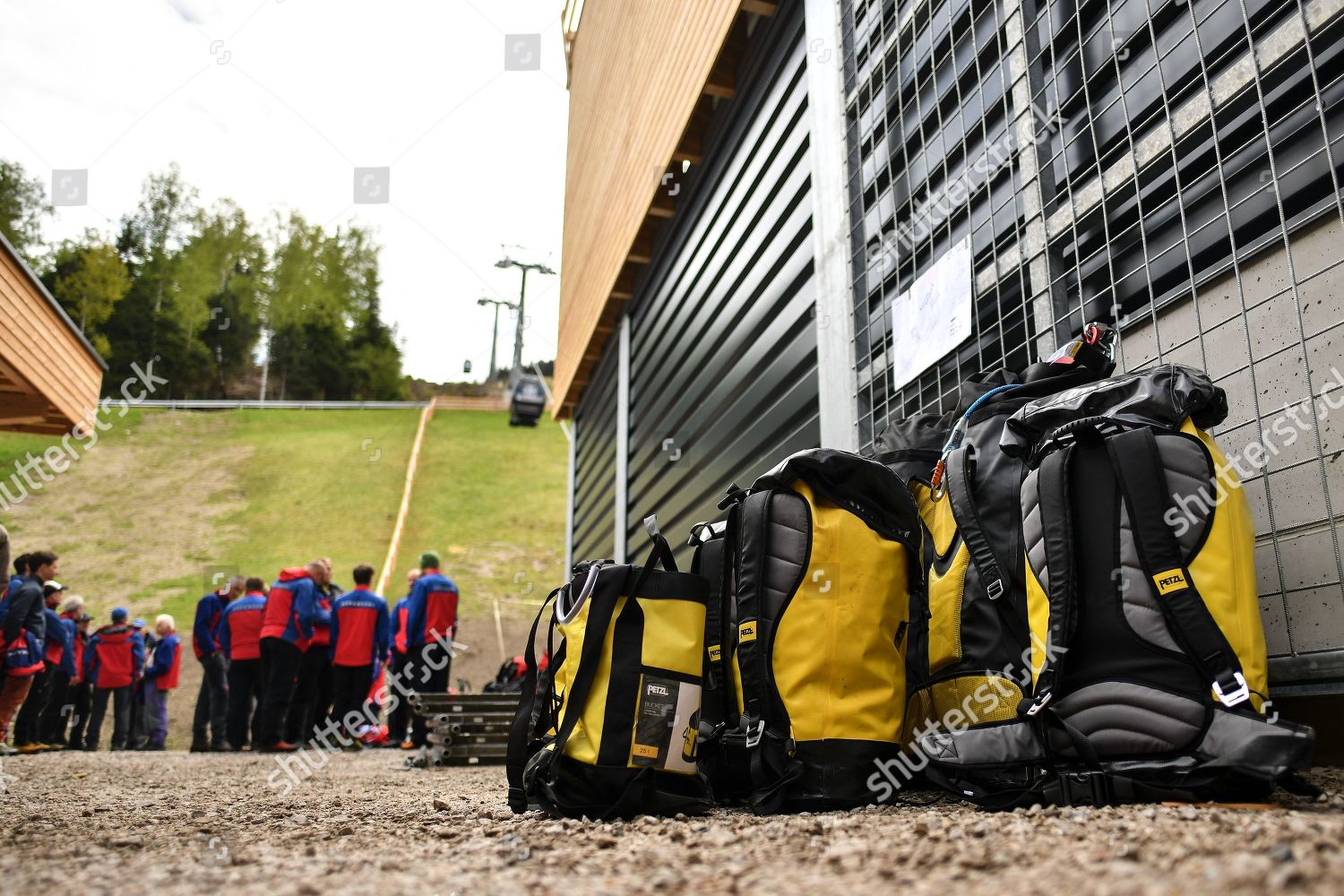 Members Bergwacht Bayern Mountain Rescue Section Editorial Stock Photo ...