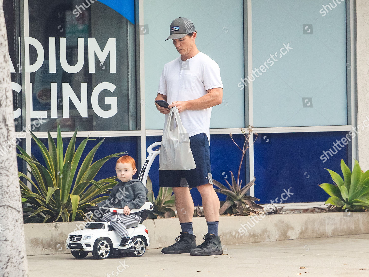 Shawn Hatosy His Son Finn Editorial Stock Photo Stock Image