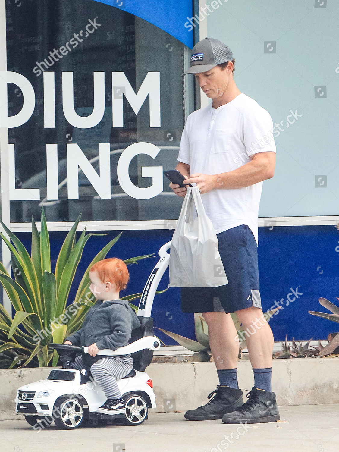 Shawn Hatosy His Son Finn Editorial Stock Photo Stock Image