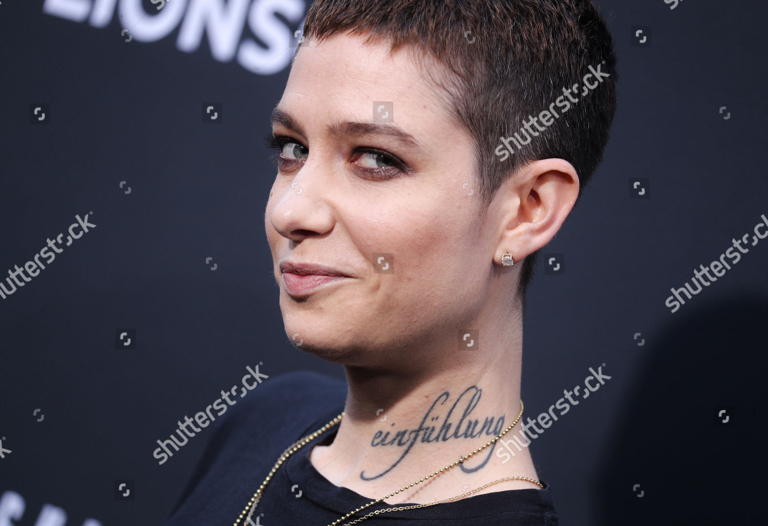 Asia kate dillon tattoo neck