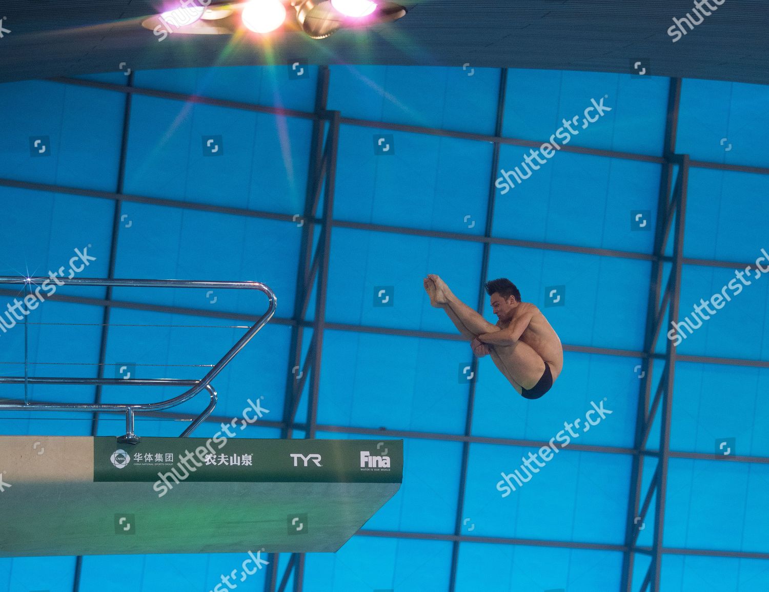 Tom Daley Action Mens 10m Platform Editorial Stock Photo - Stock Image 