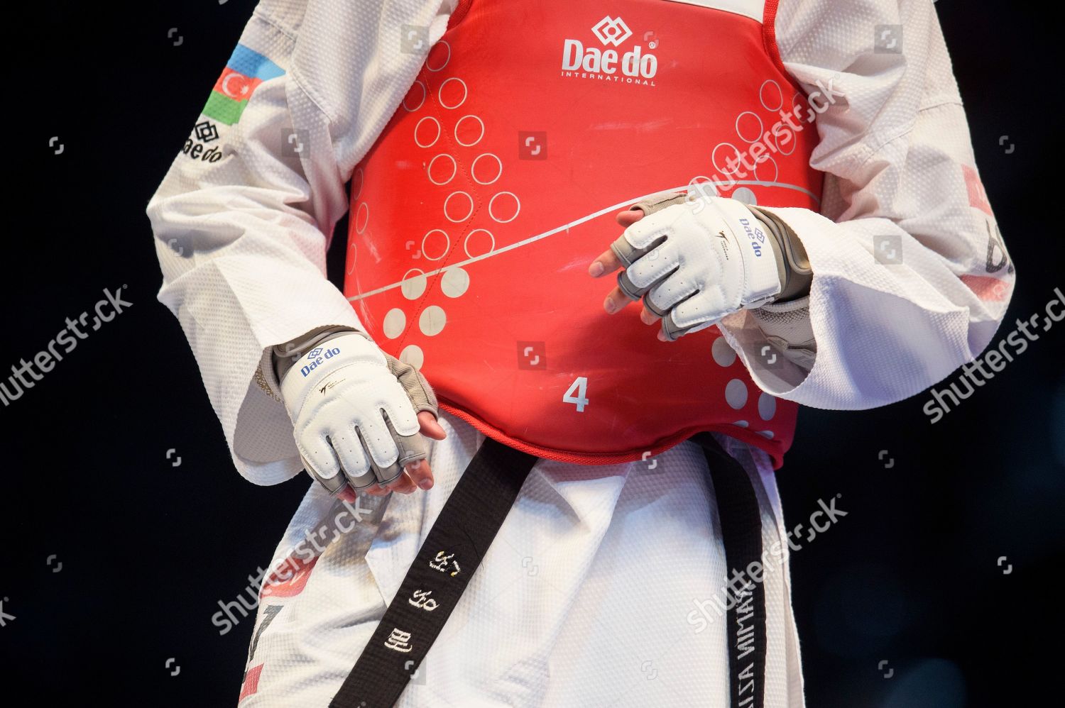 General View Athletes Body Armour Gloves Editorial Stock Photo Stock