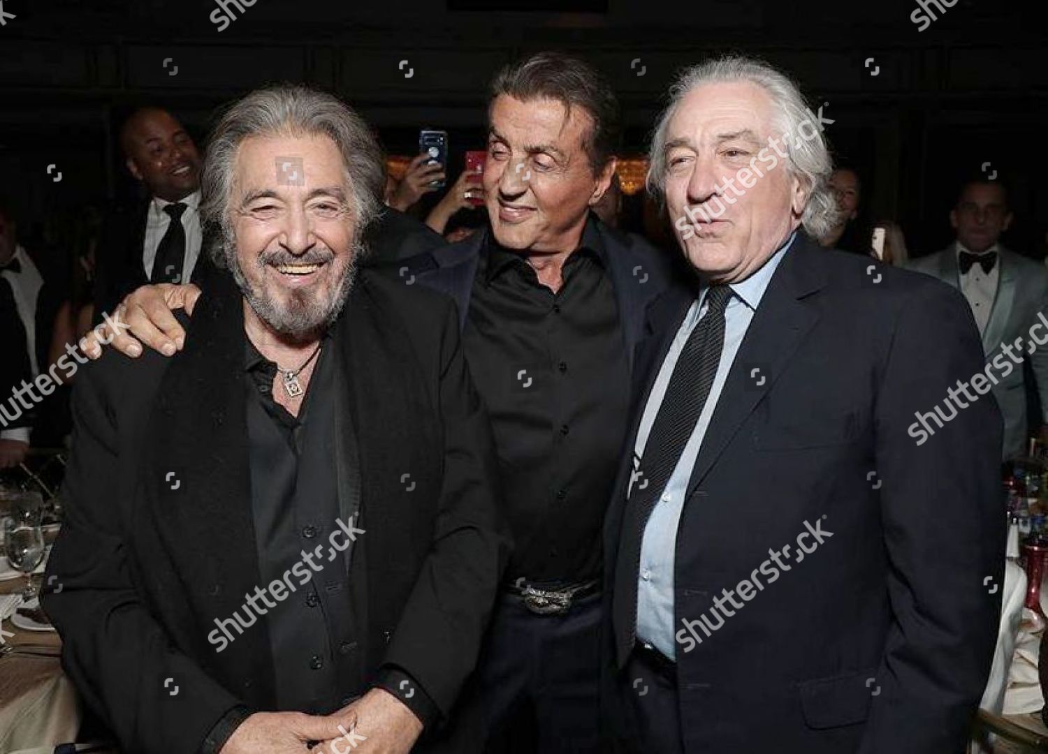 Al Pacino Sylvester Stallone Robert De - Foto de stock de contenido