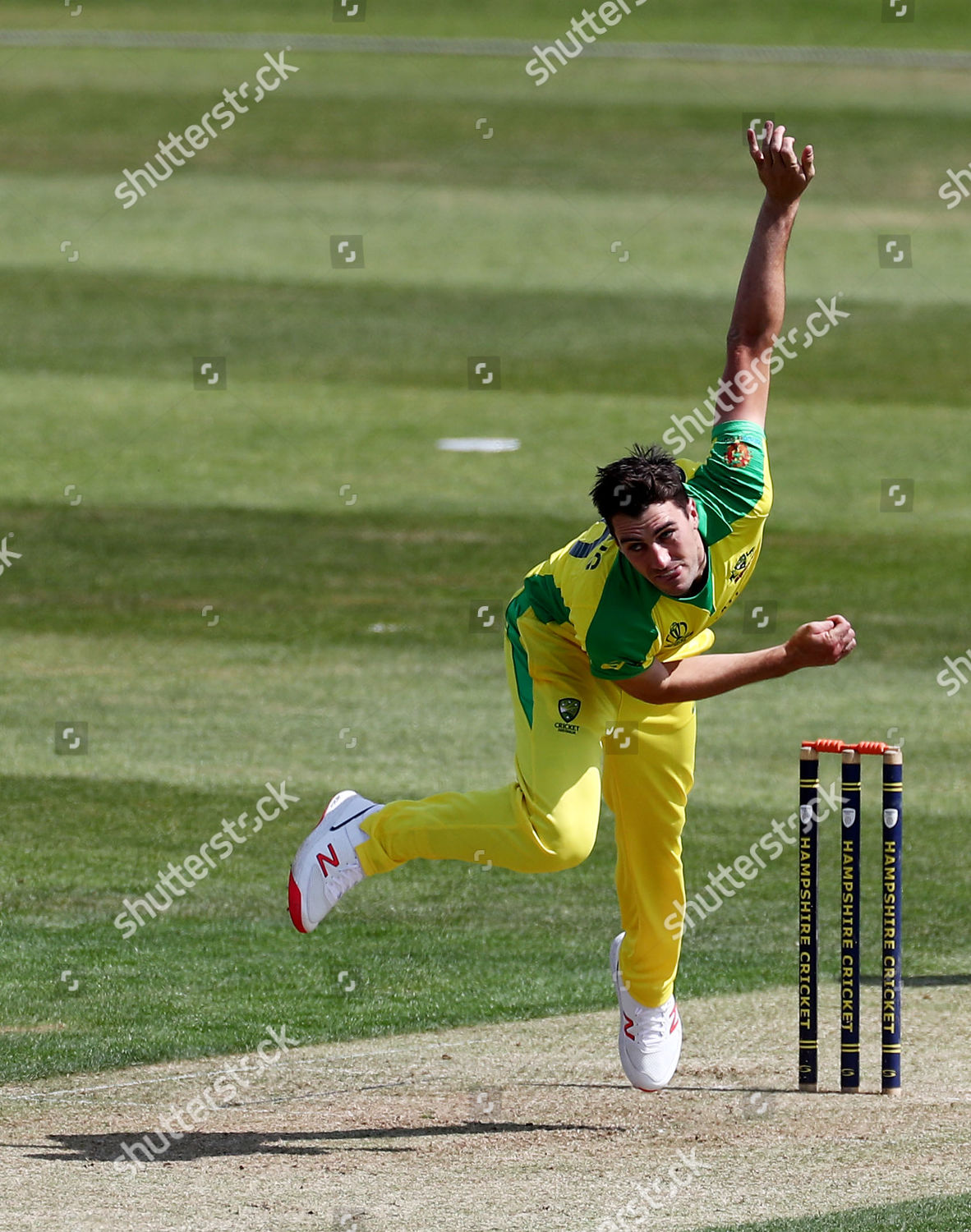 Pat Cummins Australia Bowling Action Editorial Stock Photo - Stock ...