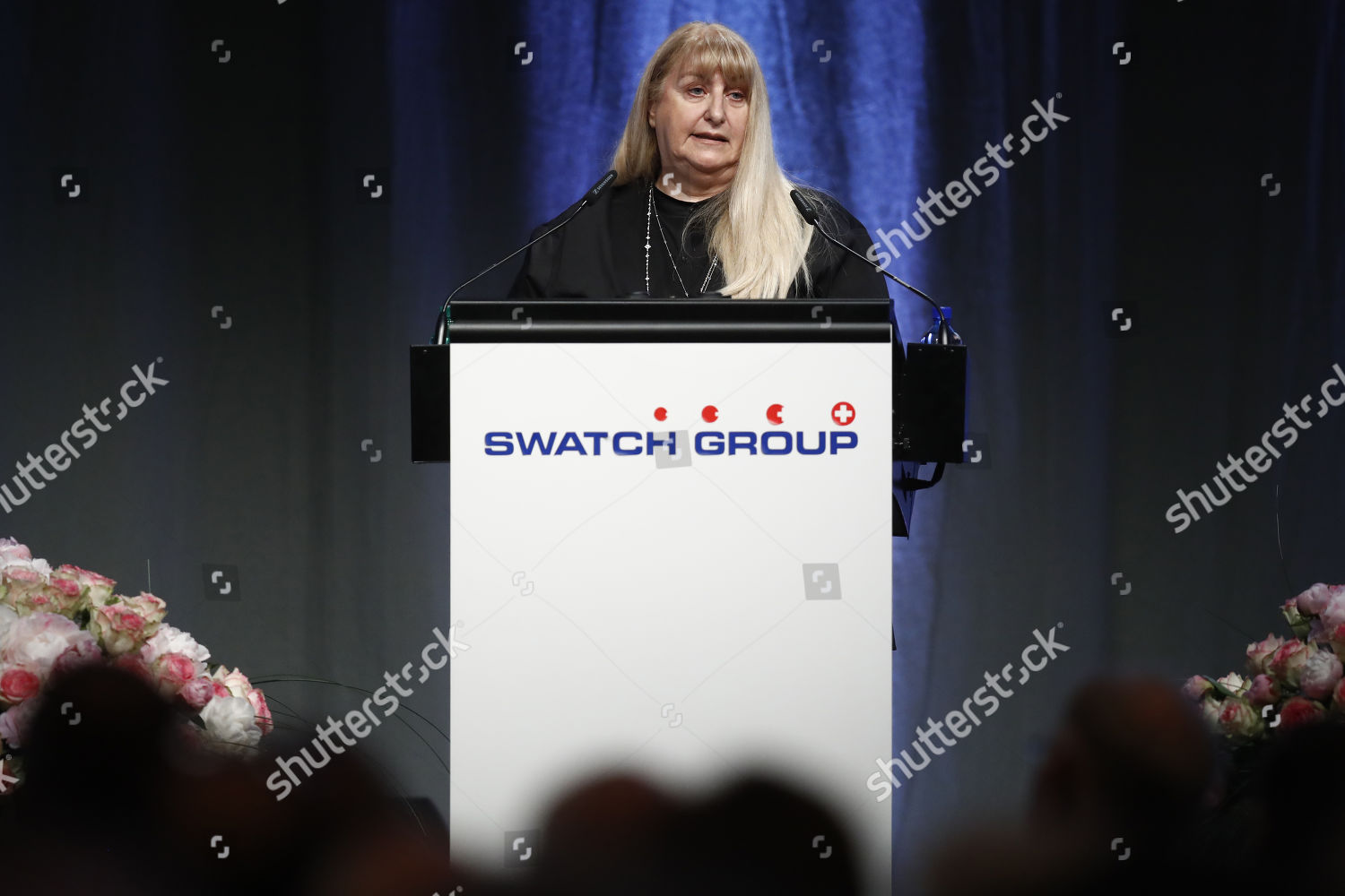 Nayla Hayek Chairwoman Board Directors Addresses Editorial Stock Photo
