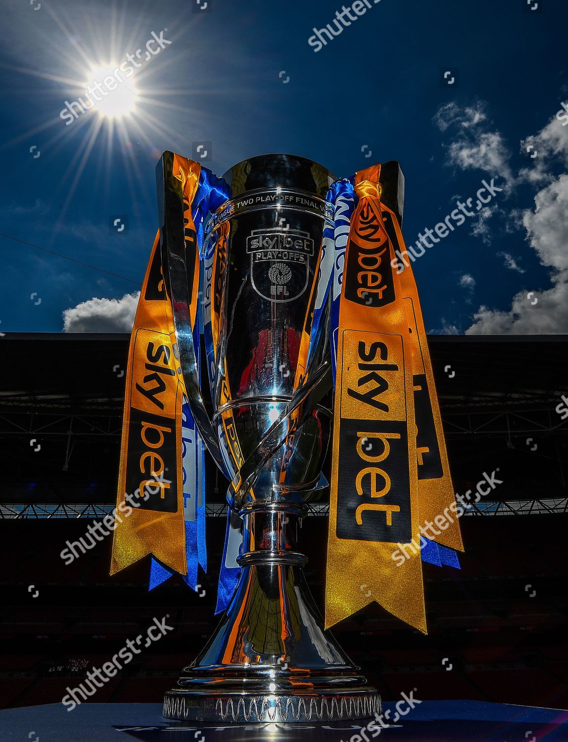 League 2 Playoff Final Trophy Livery Editorial Stock Photo Stock