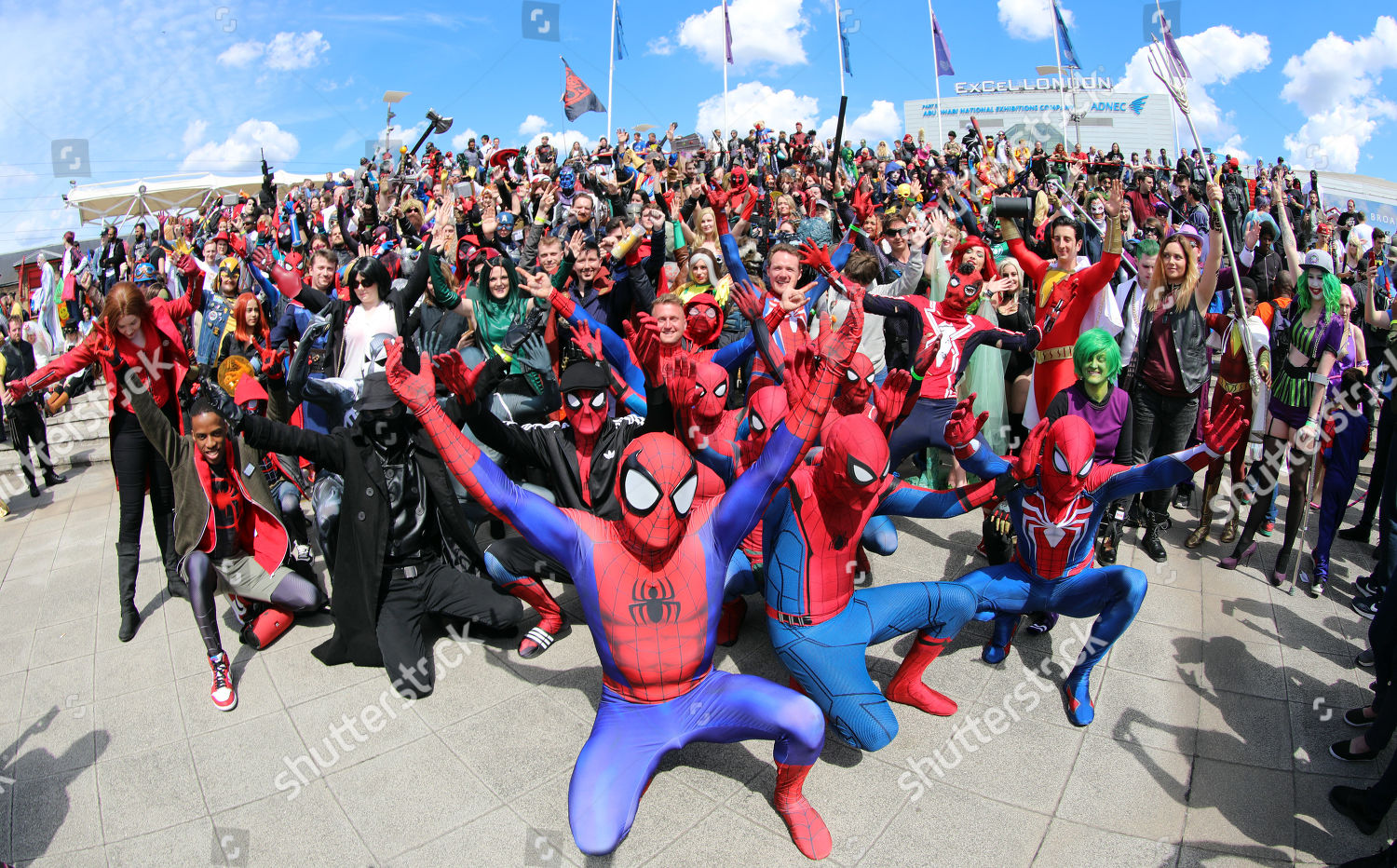 Participants Dressed Avengers Spiderman Dominated Mcm Editorial Stock ...