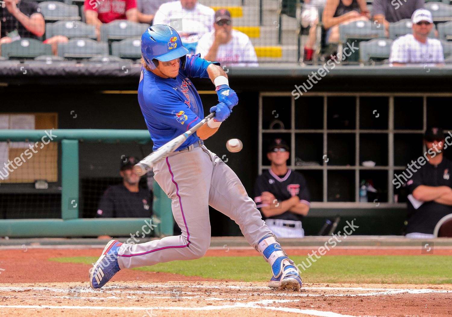 University Kansas Infielder Skyler Messinger 5 Editorial Stock Photo ...