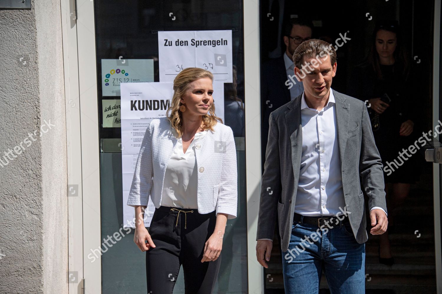 Austrian Chancellor Sebastian Kurz His Girlfriend Editorial Stock Photo   Shutterstock 10248577e 