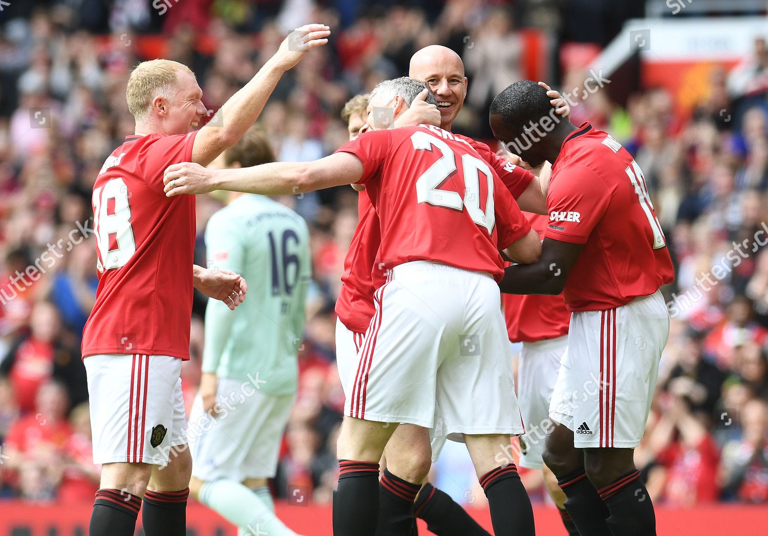 Ole Gunnar Solskjaer Manchester United Celebrates Teammates Editorial Stock Photo Stock Image Shutterstock