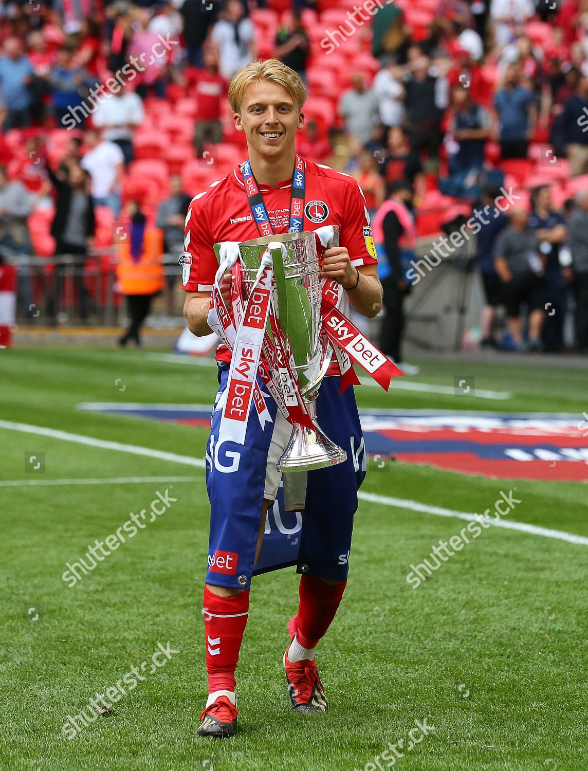 Lapslie Charlton Athletic Celebrates After Editorial Stock Photo