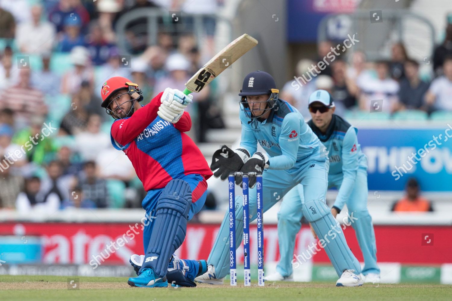 Aftab Alam Afghanistan Heaves Ball Into Editorial Stock Photo - Stock 