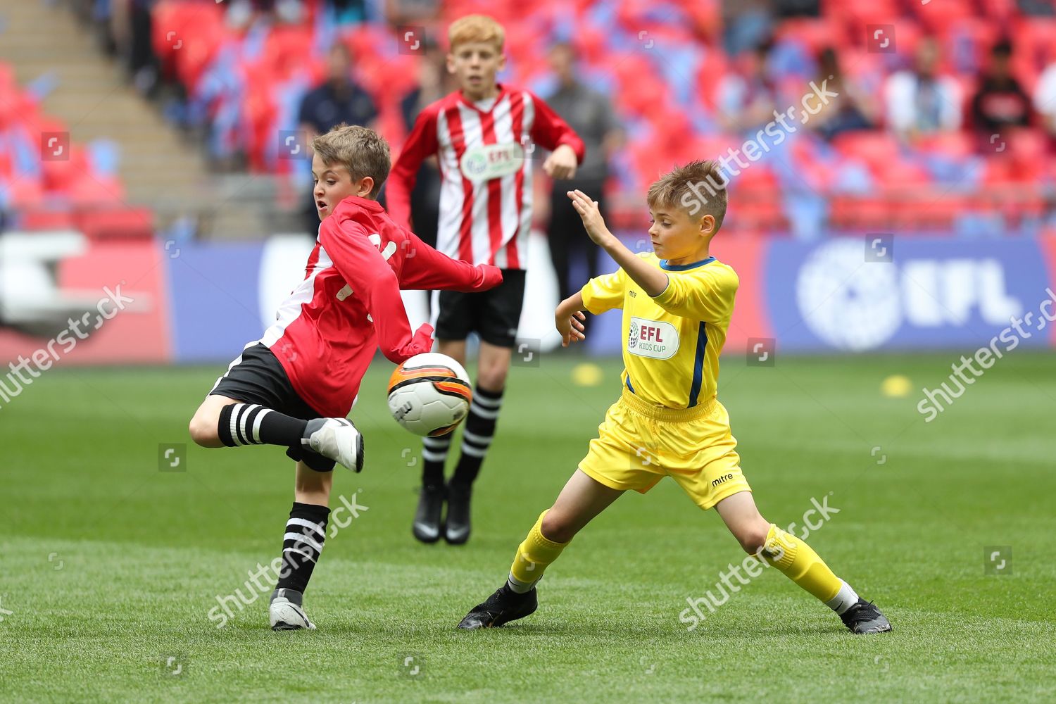 Efl Kids Cup Wembley Stadium Editorial Stock Photo - Stock Image ...