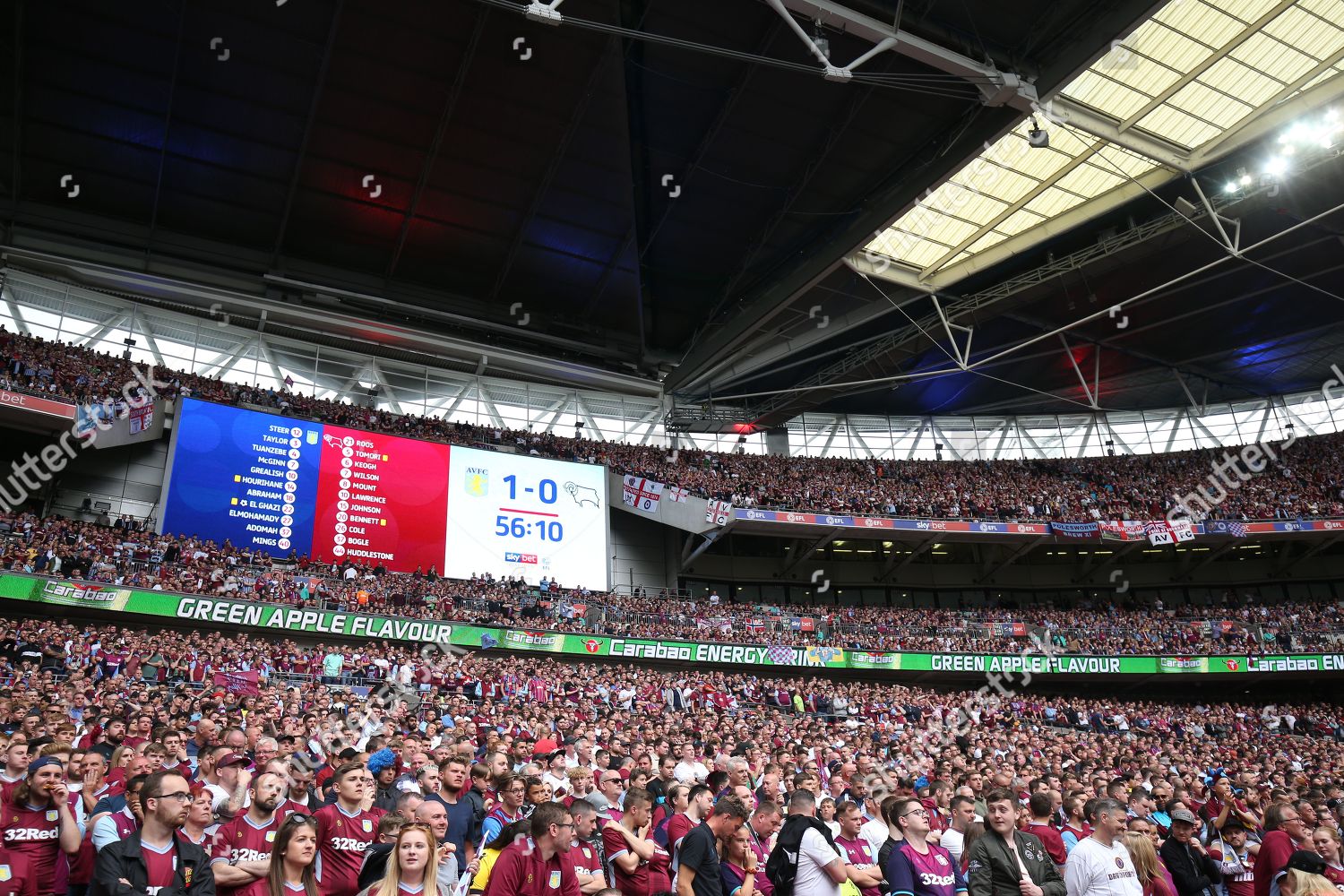 Carabao Branding Around Wembley Stadium Editorial Stock Photo - Stock