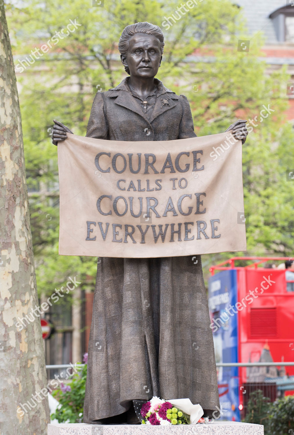 Millicent Fawcett Statue Parliament Square Westminster Editorial Stock ...