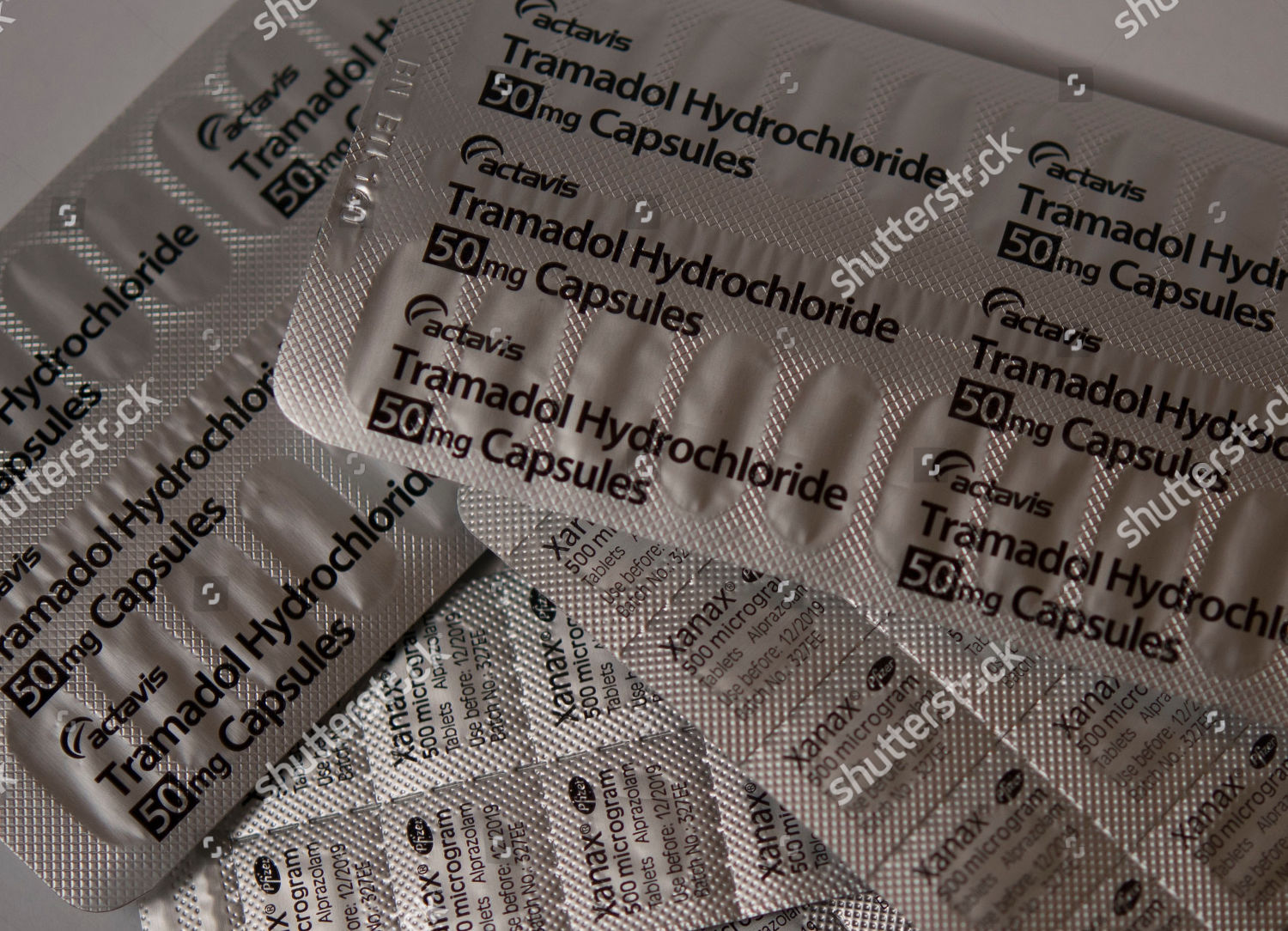 Tramadol Xanax Tablets Prescription Drugs Bought Without Redaktionelles Stockfoto Stockbild Shutterstock