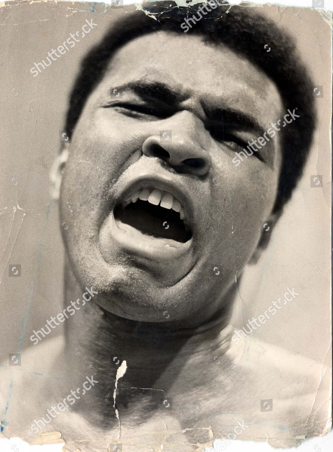 Muhammad Ali Boxer 1973 Joe Bugner Editorial Stock Photo - Stock Image