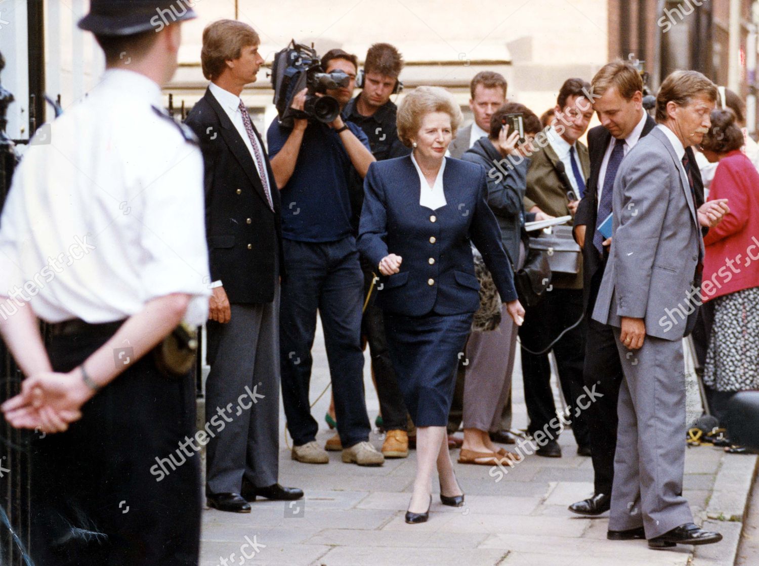 Margaret Thatcher Prime Minister 1991 Margaret Editorial Stock Photo ...