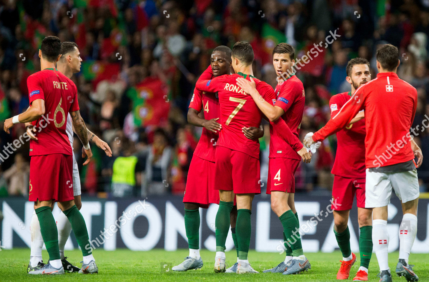 Ronaldo Por Celebrates Victory Ruben Dias Por Editorial Stock Photo Stock Image Shutterstock