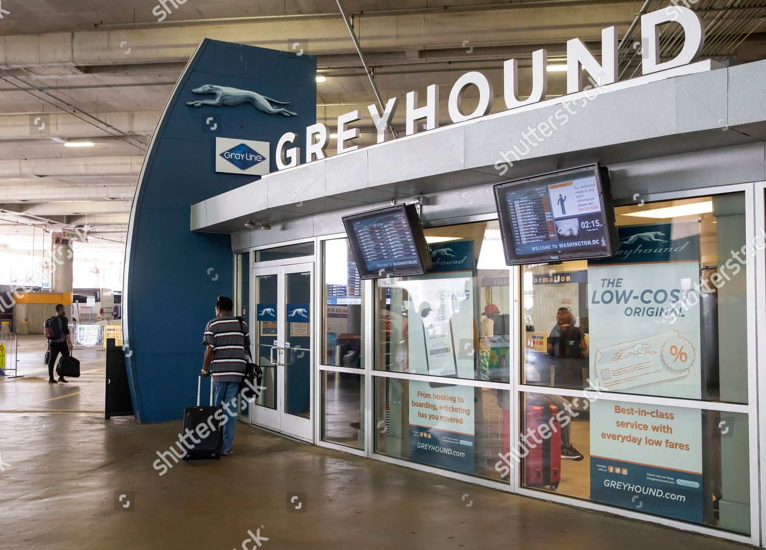 Greyhound Bus Ticket Office Union Station Bus Editorial