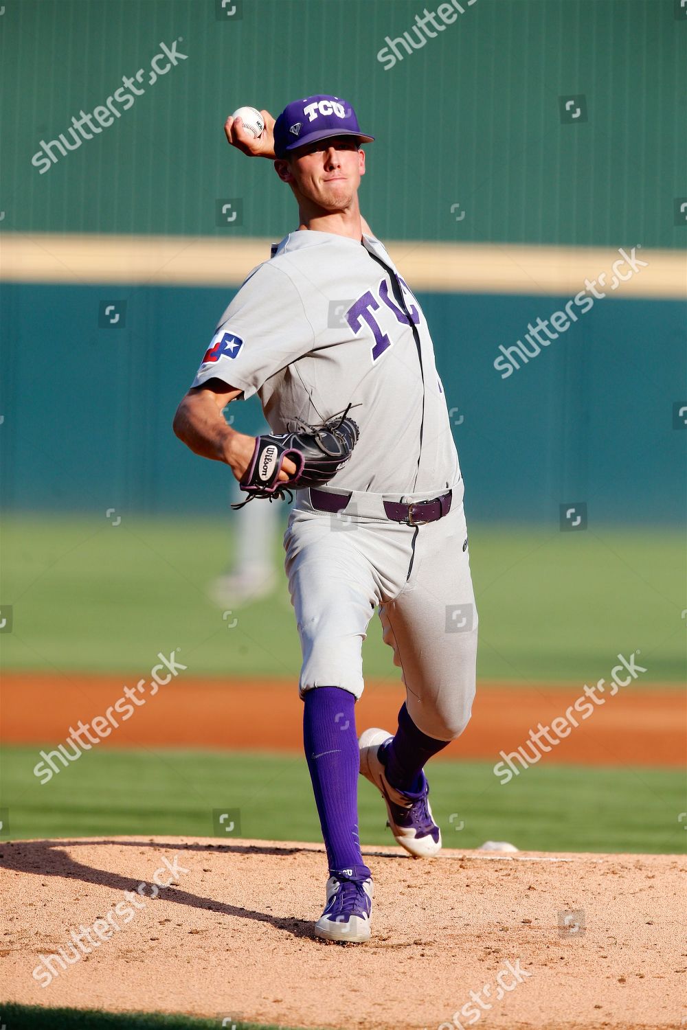 Brandon Williamson 13 Tcu Pitcher Brings Editorial Stock Photo Stock