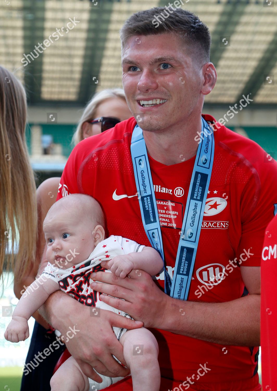 Owen Farrell Saracens His Baby Son Tommy Editorial Stock Photo Stock Image Shutterstock