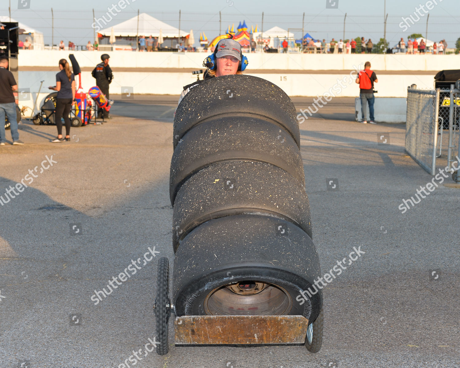 pit-crew-member-returns-tires-garage-editorial-stock-photo-stock