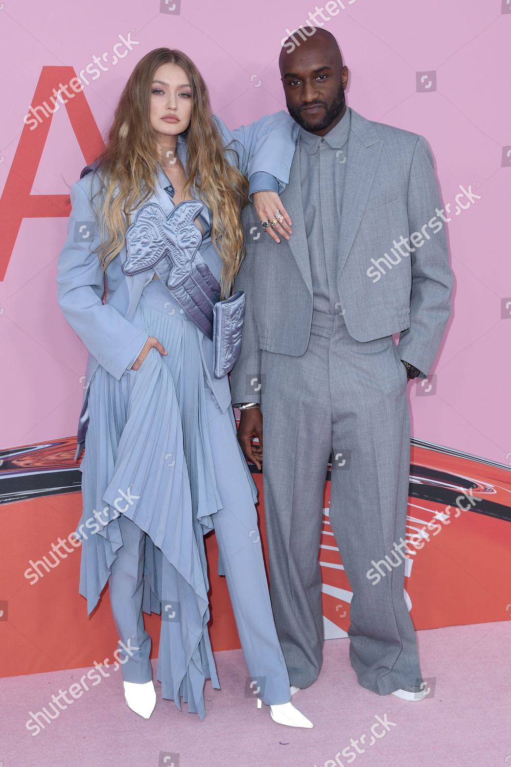 Gigi Hadid, Virgil Abloh at arrivals for 2019 Council of Fashion