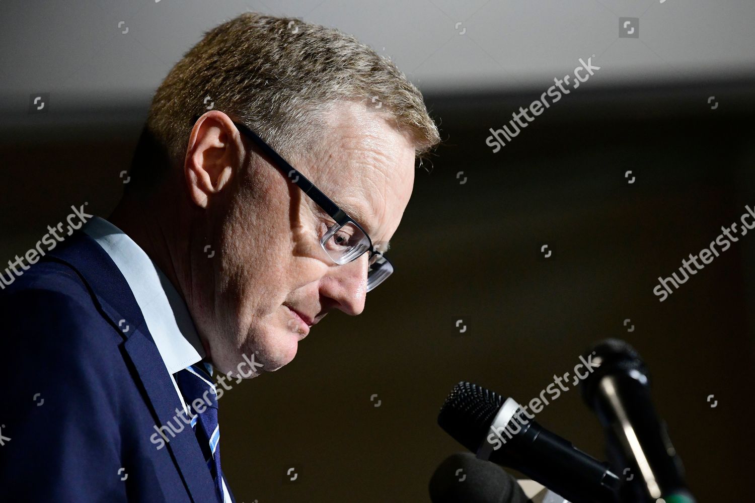 Governor Reserve Bank Australia Rba Dr Philip Editorial Stock